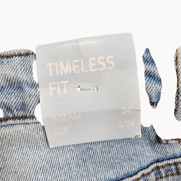 SONG Timeless Fit womens 3/26 Comfort Vintage Stretch Distressed Jeans New - Picture 4 of 12